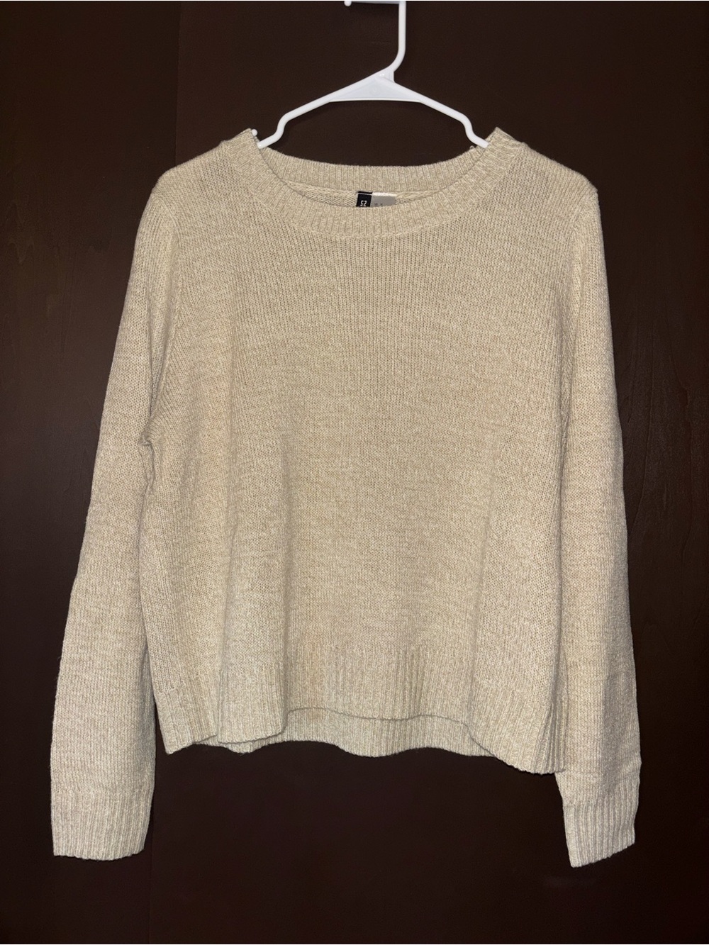 H&M Cream Crewneck Sweater